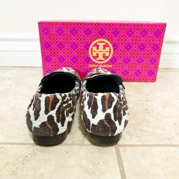 New Tory Burch Reva leopard flats loafers size 7 - Picture 6 of 6